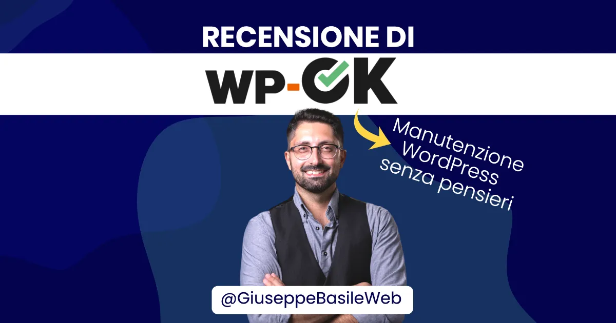 cover del blog post "manutenzione wordpress con wp-ok"